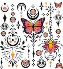 Tulimi Barevná, veselá nažehlovačka Tulimi, Sunshine Butterflies - malý arch
