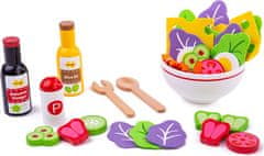 Bigjigs Toys Set na salát FOOD vícebarevný