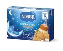 Nestlé NESTLÉ Mlíčko s kaší sušenkové (2x 200 ml)