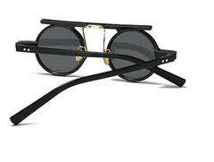 VeyRey Pánské sluneční brýle steampunk Punnyostion černá univerzální
