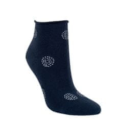 RS dámské kotníkové bavlněné ruličkové vzorované ponožky 1528724 4pack, 35-38