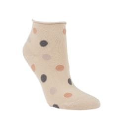 RS dámské ruličkové bavlněné kotníkové puntíkované ponožky 1528024 4pack, 39-42
