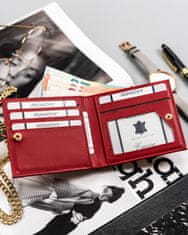 MILANO DESIGN Elegantní, malá dámská peněženka se zapínáním a patentkou