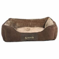 Scruffs Chester Box Bed čokoládový L 75x60cm