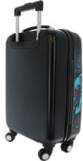 CurePink Cestovní kufr na kolečkách Minecraft: Blue Ender Dragon (objem 35 litrů|35 x 50 x 20 cm)
