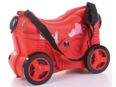 Dětský kufr - odrážedlo (červená)