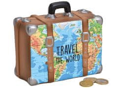 G. Wurm Pokladnička cestovní kufr s mapou světa