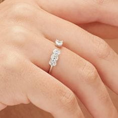 Brosway Blyštivý otevřený prsten Fancy Infinite White FIW18 (Obvod 54 mm)