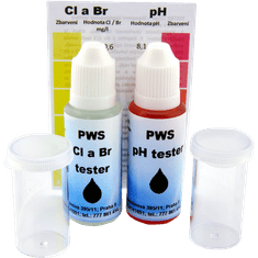PWS Kapkový tester bazénové vody pH a Cl