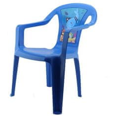 IPAE Sada 2 židličky a stoleček OCEAN - modrá