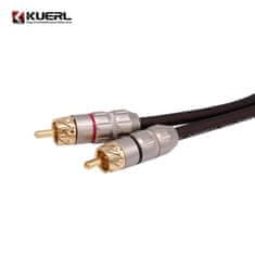 KUERL BLACK MID CINCH kabel 1m (pc1-410)
