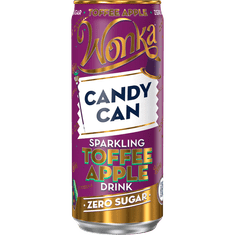Candy Can Candy Can Wonka sycená limonáda bez cukru s příchutí karamelového jablka 330ml