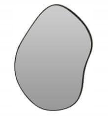 Koopman Závěsné zrcadlo černé 40x30 cm nepravidelného tvaru