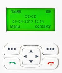 Aligator T100 (stolní GSM telefon), bílý