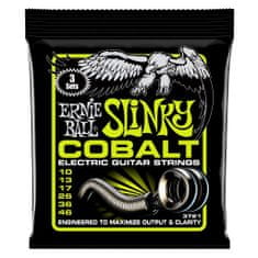 Ernie Ball 3721 Cobalt 3 Pack /.010-.046 / - struny na elektrickou kytaru -3ks