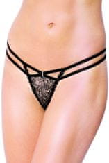 SoftLine Dámská tanga 2450 black, černá, M/L