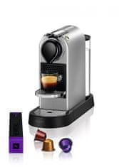 Nespresso kávovar na kapsle Krups Citiz, stříbrný XN741B10