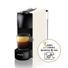 Nespresso kávovar na kapsle Krups Essenza Mini, bílý XN1101