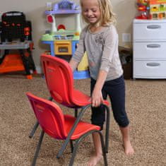 LIFETIME dětská židle červená 80511