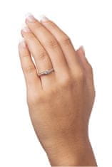 Brilio Dámský prsten s krystaly 229 001 00668 07 (Obvod 54 mm)