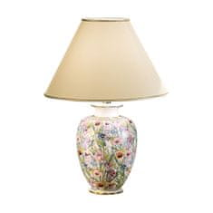 Kolarz PANSE stolní lampa s květinovým vzorem, výška 68 cm