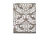 Fine Dekorační přehoz TIFANNY 140 taupe, 130 x 170 cm