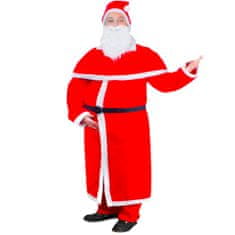 shumee Santa Claus vánoční kostým s dlouhým kabátem, sada