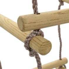Greatstore Dětský provazový žebřík 200 cm dřevo