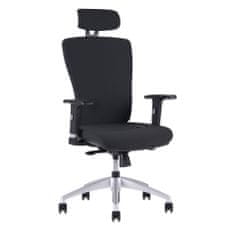HALIA SP - Kancelářská židle s podhlavníkem, černá