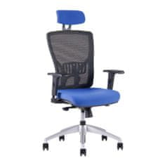 HALIA MESH SP - Kancelářská židle s podhlavníkem, modrá