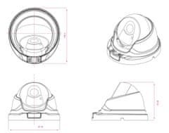 Avtech  DGC5205TSE - 5MPX Dome kamera