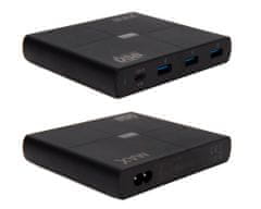 Multifunkční nabíječka 90W se 4 výstupy (1x USB-C PowerDelivery + 3x USB-A QC 3.0) MWC6400B