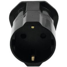 Omnitronic adaptér z EU na UK zásuvku, 13A, černý