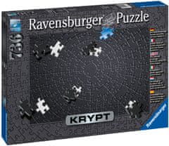 Ravensburger Puzzle 152605 Krypt - Black 736 dílků