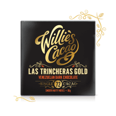 Willies Cacao Čokoláda Venezuelan Gold, Las Trincheras hořká 72%, 50g