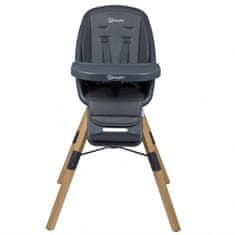 BabyGO Jídelní židlička CAROU 360° Grey