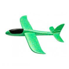 Dětské házedlo - házecí letadlo zelené 48cm EPP
