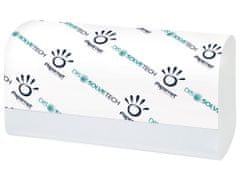Papernet skládané papírové ručníky DissolveTech 2-vrstvá celulóza 3150 ks
