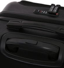 Mia Toro Cestovní kufr MIA TORO M1709/2-L - černá/stříbrná