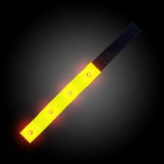 Profilite Reflexní páska + LED, se zapínáním na suchý zip, žlutá