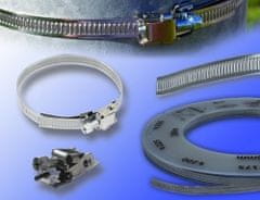WAPRO Vázací nerez páska stahovací rychloupínací montážní 9mm 1m PTH-VR-9-W2 Wapro