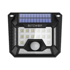 Blitzwolf BW-OLT3 2x nástěnná LED solární lampa s detektorem pohybu, černá