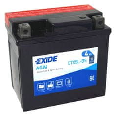 Exide | Motobaterie EXIDE ETX5L-BS 12V 4Ah 70A