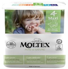 MOLTEX Plenky Pure & Nature Maxi 7-18 kg - ekonomické balení (6 x 29 ks)