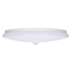 Solight Solight LED stropní světlo PLAIN s PIR sensorem, 18W, 1260lm, 3000K, kulaté, 33cm WO776