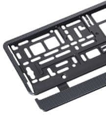 Greatstore Podložka pod SPZ CARBON STRIP