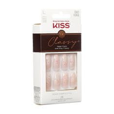 KISS Nalepovací nehty Classy Nails Scrunchie 28 ks