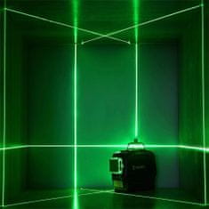 Deko DEKO DKLL12PB1 zelený, samonivelační křížový laser 360°