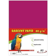 STEPA Barevný papír A3/100/80g - růžový