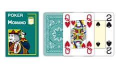 Texas Poker Size - 4 Jumbo Index - Profi plastové karty - modrá